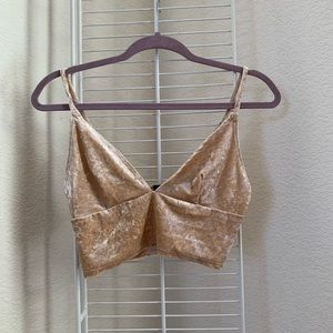 Forever21 Crushed Velvet Bralette